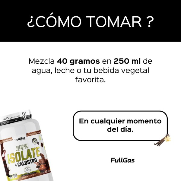 Isolate + Calostro - Chocolate smoothie - 1,8kg